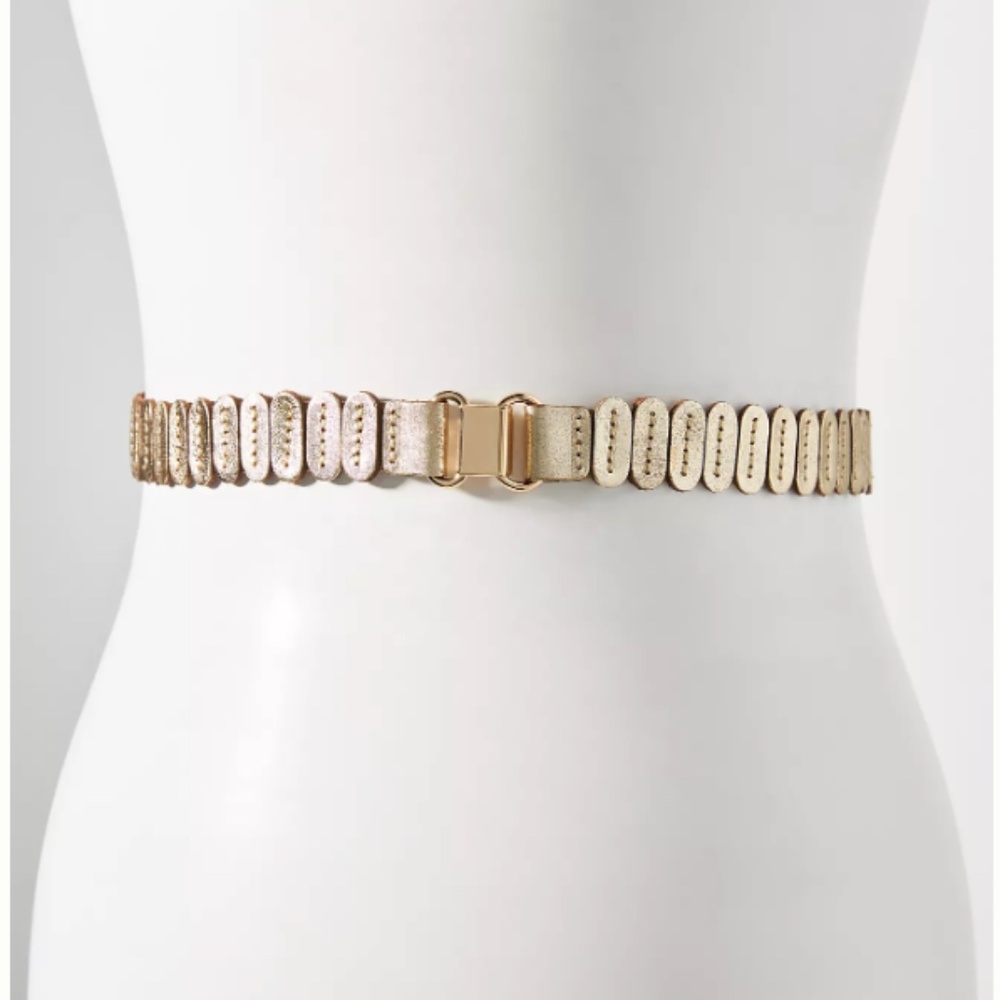 (NWT!) Gold Tabitha Stretch Belt